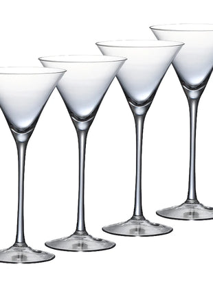 Set bicchieri da martini in vetro da cocktail, 130 ml, 4 pezzi - riparo82