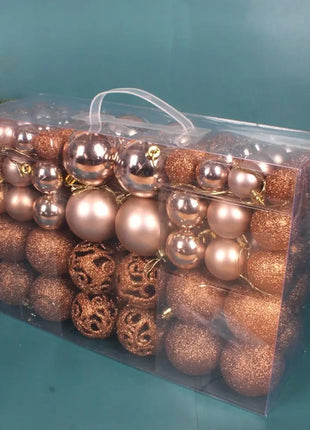 100 pz Decorazioni Di Natale Palline Albero Palle Di Natale Festa di Nozze Ornamento Forniture Per Feste Ornamento Di Natale Palla Palline Di Natale - riparo82