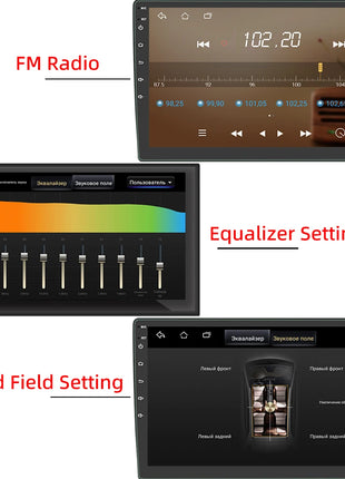 Android 11 Car Radio 1 din Stereo Autoradio Carplay Andriod Auto 32G  7"/9"/10" Universal WIFI GPS Car Audio Multimedia Player - Riparo82