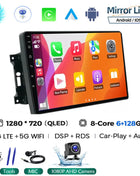 Android 14 Car Radio QLED GPS Navigation Multimedia Player For Jeep Compass/Commander/Grand Cherokee/Wrangler/Liberty AutoRadio - Riparo82