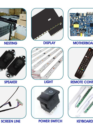 Manufacturer Smart Tv Television 24 32 40 43 50 55 65 Inch LED Tv With Android WiFi - Riparo82