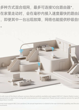 Xiaomi Router BE3600 WiFi 7 Dual-Band Qualcomm quad-core Gaming Acceleration 3570Mbps Dual WAN LAN Mesh Network Repeater VPN - Riparo82
