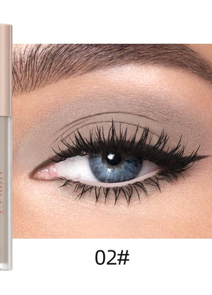 Nude Matte Liquid Eyeshadow Smooth Cream Eye Shadow Long Lasting Waterproof Eye shdaow Stick Blush Dual Purpose Contour Makeup - Riparo82