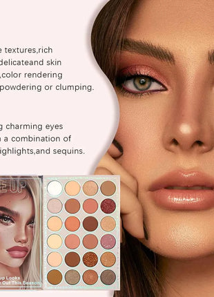 78 Colors of Eye Shadow, Blush and Lip Gloss All-in-One Makeup Palette with Rich Colors, Fine Powder and Easy to Apply