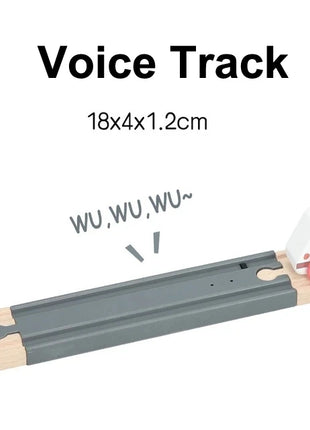 Tutti i tipi di binari del treno in legno Accessori Binari ferroviari in legno di faggio Ponte in legno Tunnel adatto per binari in legno Giocattoli per bambini - riparo82