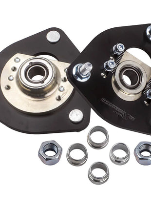 2 supporti superiori con sospensione, piastra camber anteriore, supporto superiore per Nissan S13 Silva Japan Market 89-93