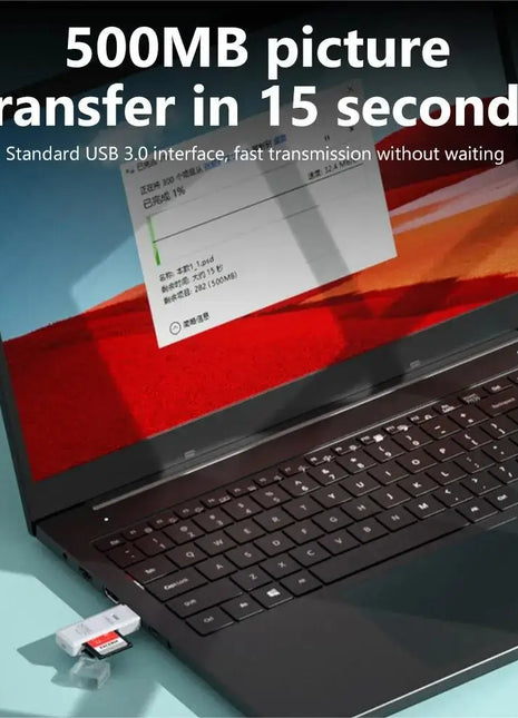 Lettore di schede USB 3.0 multifunzionale 2 in 1Micro SD TFMemoryCardReaderUSBFlashDrive Adattatore per schede per PC Accessori per laptop