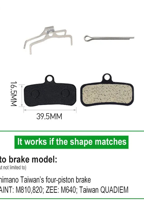 10 paia di pastiglie freno idrauliche per bicicletta per SHIMANO G01S M9000 Saint BR-M810 M820 M375 M445 Magura MT5 pastiglie freno a disco in resina organica