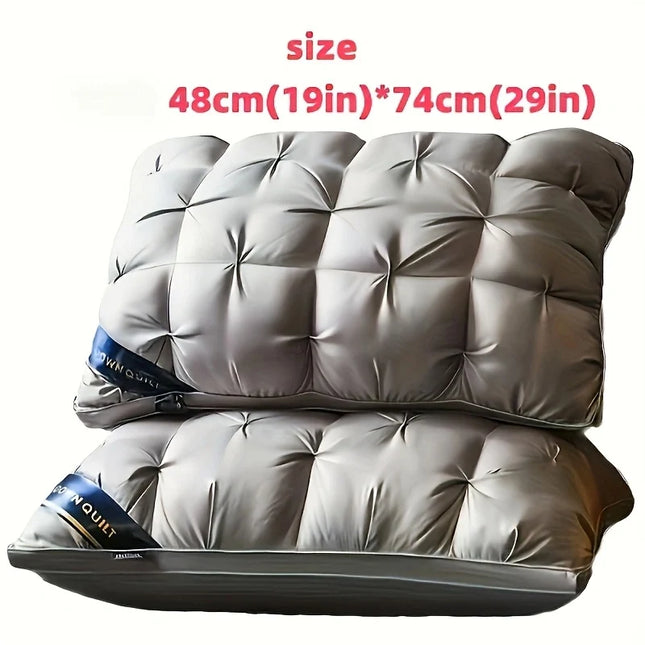 1/2PCS Pillow Luxury Quality 5-star Hotel Home, 600-700 grams, 19x29 inches - Deep Sleep Neck Support, Sleep Pillow