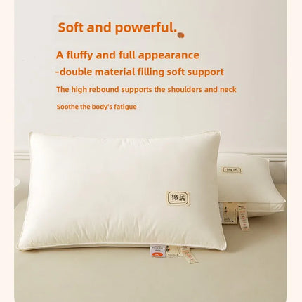 1pc Soft Filling Sleeping Pillows for Home Bed Almohadas Para Dormir High Quality Pillow 48x74cm Washable Neck Cushion