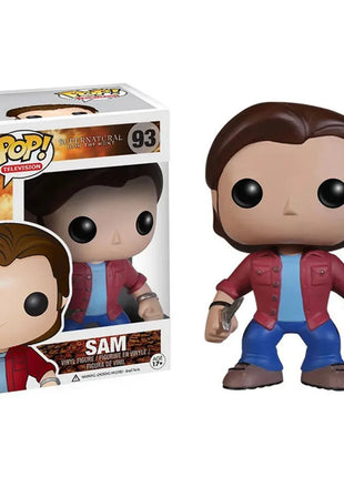 Funko Pop Sam soprannaturale # 93 Dean # 94 Castiel # 95 Charlie Crowley Bobby Singer Action Figure Giocattoli POP-SPN Bambola in vinile Regalo per bambini