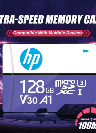 Scheda di Memoria HP Micro SD classe 10 32GB 64GB 128GB 256GB U3 4K ad alta velocità Cartao De Memoria Memoria Memoria Flash TF meard C10