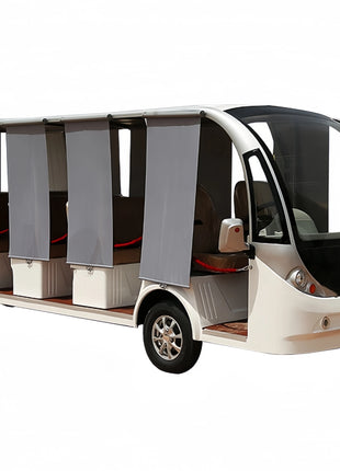 New 18 seater enclosed sightseeing car, electric golf cart for sale, customized solar powered electric sightseeing bus, etc - Riparo82