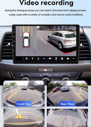 Hizpo AI Voice Autoradio Radio For Fiat Doblo 2015 - 2019 4G Car Multimedia GPS 2din Wireless CarPlay Android Auto Navigation BT