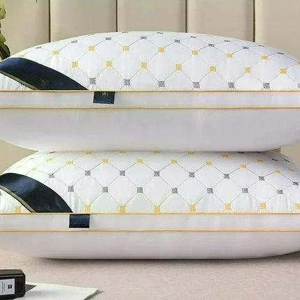 Hotel Pillows Bedroom Beds Sleep Cervical Pillows Middle-High Thickened Pillow Core Machine Washable and Sleep Aid Body Pillow