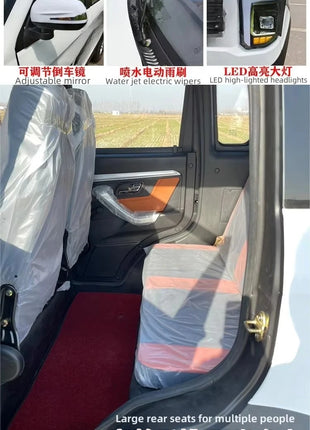 High-quality ecological vehicle RHD new energy 4-wheel electric vehicle 72v 1500W adult seat - Riparo82