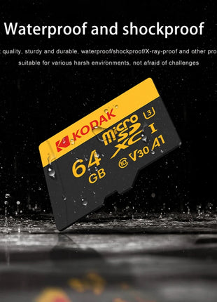 Scheda di memoria Micro Sd originale Kodak Scheda SD da 64 GB 128 GB Scheda Flash Micro SDXC Class10 Scheda di memoria SD da 256 GB 32 GB per la registrazione della fotocamera