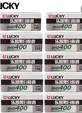 1/3/5/10 Rotoli LUCKY SHD 400 120mm ISO 400 Pellicola Pellicola Negativa in bianco e nero per Kodak 120 Film Camera Fujifilm Camera