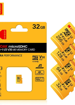 KODAK Micro SD Card Driving Recorder scheda di memoria da 64GB per telefono cellulare PC auricolare altoparlante HD Camera