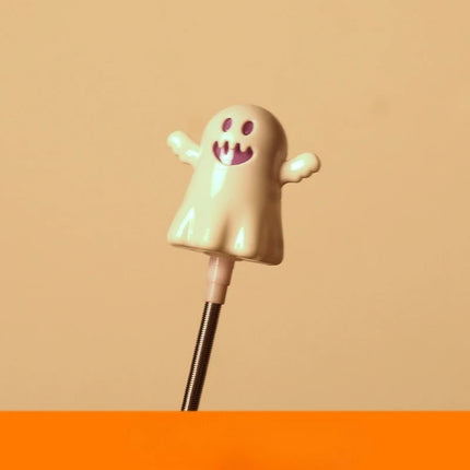 Halloween Glow Stick Pumpkin Ghost Handheld Kids LED Toys Halloween Props Small Gift Glitter Stick Party Decorations
