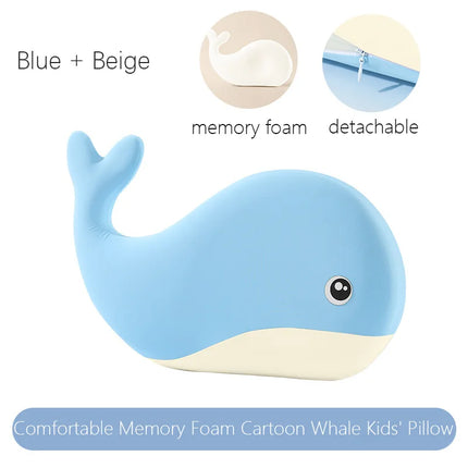 Cartoon Kids Pillow for Sleeping, Adjustable Kids Memory Foam Pillow for Bed Set, Breathable and Soft Pillows for Kids Boy Girl