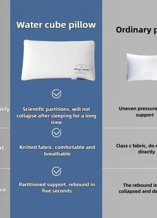 Neck Pillow Help Sleep And Protect The Neck Cervical Orthopedic Household Soybean Fiber SPA Massage Pillow For Sleeping New - Riparo82