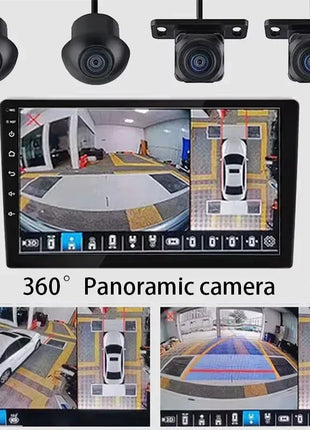 360 Cameras for Car Panoramic Camera 1080P AHD Front /Rear /Left /Right Rear View Cameras System for Android Auto Radio System - Riparo82