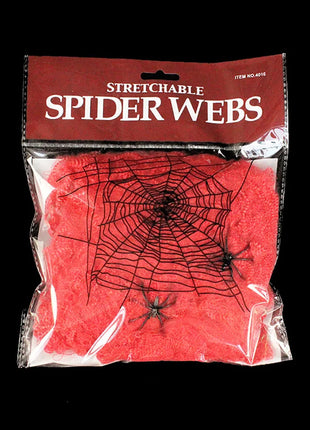 Halloween Decoration Spider Web,Artificial Spider Web,Stretchy Cobweb With Spider,Horror Gothic Haunted House Home Decor - Riparo82