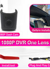 1K Front Cam(Black) / With 128G TF Card