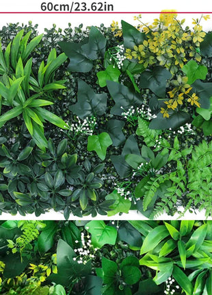 Artificial Plants Grass Wall Panel Boxwood Hedge for Indoor Outdoor Home Garden Vertical Decoration Fake Plant Grass Wedding