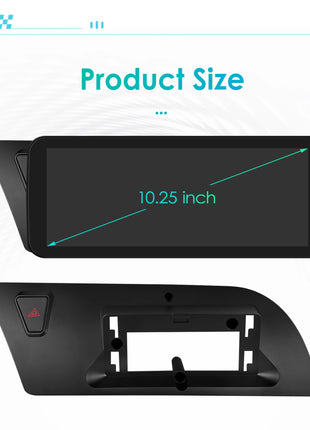 10.25"Carplay Android 13 Auto Car radio For Audi A4 A5 B8 S4 S5 2009-2016 car intelligent system Multimedia GPS Stereo Head Unit - Riparo82