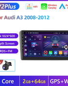 Podofo Android Carplay Car Radio For Audi A3 8P S3 RS3 Sportback 2003-2012 Android Auto 4G Multimedia Navigation autoradio DSP - Riparo82