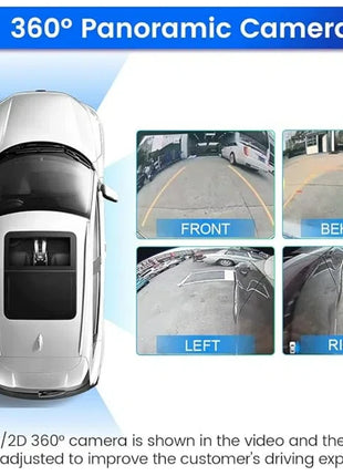 Car Camera 360 Degree 1080P Night Vision WDR Technology 4 Camera Car 360 Panorama cam Kit for Car Android Ardio - Riparo82