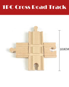 Nuova binario ferroviario in legno Tutti i tipi Biforcazione binario forcella Accessori per binari in legno di faggio adatti per binari in legno Thomos Giocattolo Regalo per bambini