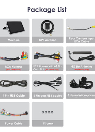 Hizpo 10.1" Universal CarPlay Android Auto Radio For VW Volkswagen Fiat Renault Nissan Hyundai 4G Car Multimedia Autoradio 1 Din - Riparo82