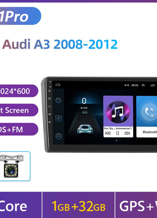 Podofo Android Carplay Car Radio For Audi A3 8P S3 RS3 Sportback 2003-2012 Android Auto 4G Multimedia Navigation autoradio DSP - Riparo82