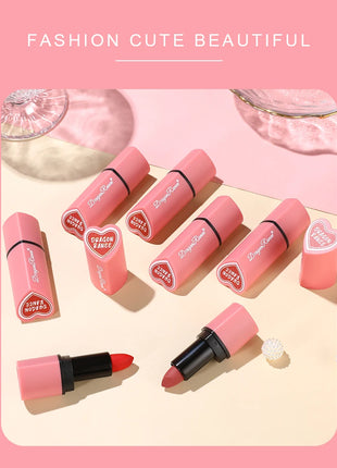 Love Multi-Color Moisturizing Niche Non-Stick Cup Not Easy to Fade Long-Lasting Color Lipstick Matte Lip Gloss - Riparo82