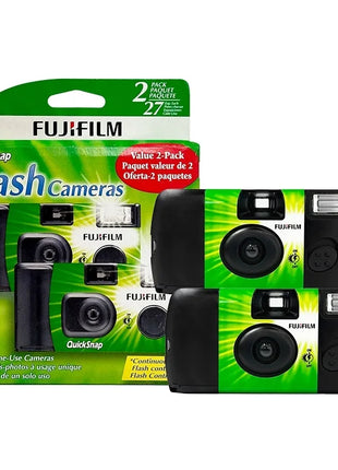 Fujifilm Fotocamera a pellicola usa e getta monouso Fujifilm Quick Snap/Fujifilm Quick Fun/Fujifilm ACE 400 con Flash 27 esposizioni fotografiche