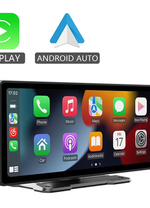 10.26"  Car Mirror Radio Multimedia Video Player Universal Wireless Carplay Android Auto Screen With Bluetooth AUX USB - Riparo82