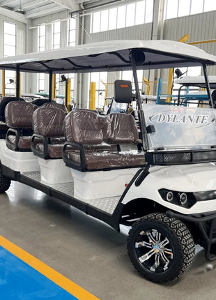 Hot Sale 2/4/6/8 Seat 48V 60V 72V Electric Golf Cart 4 Wheel Car Street Legal Off-Road Hunting Electric Golf Car - Riparo82