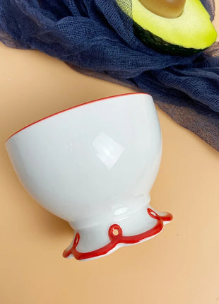 Holaroom piatto in ceramica scavato tazza da tè al latte pratico piatto da pranzo tazza da caffè Dessert piatto da pane stoviglie stoviglie da cucina - riparo82