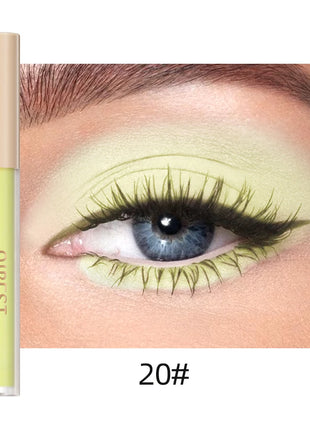 Nude Matte Liquid Eyeshadow Smooth Cream Eye Shadow Long Lasting Waterproof Eye shdaow Stick Blush Dual Purpose Contour Makeup - Riparo82