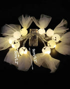 1.5M 10LED Halloween LED Light String Horror Eyeballs Pumpkin Spider Bat Skull Lamp Trick Or Treat Happy Halloween Party Decor - Riparo82