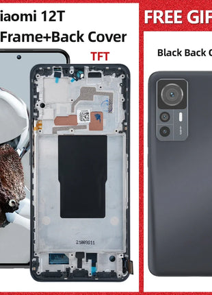 Testato al 100% 6.67 ''LCD Per Xiaomi 12T Display LCD Touch Screen Digitizer Per Xiaomi 12T 22071212AG Sostituzione Dello Schermo LCD - riparo82