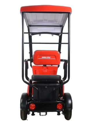 2024 High Quality Best Price 800w 15 Tube Four Wheel Electric Tricycle with Roof for Adult Golf Cart Electric with Roof - Riparo82