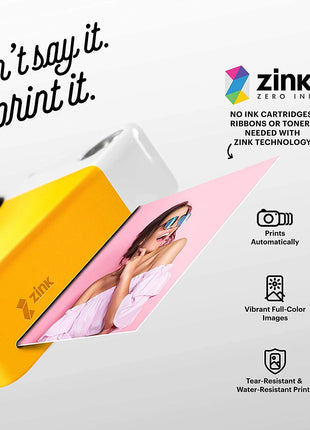KODAK Printomatic Brand New Fotocamera digitale con stampa istantanea ZINK Stampa senza inchiostro Stampa su carta fotografica a colori Flash + Set di 20 pellicole
