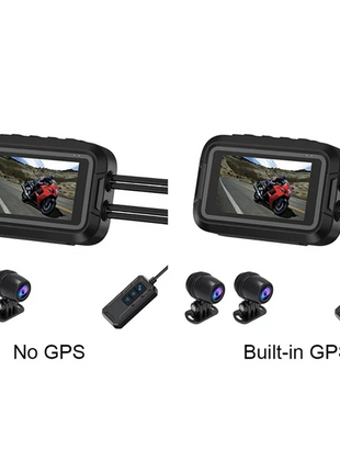 ABZZ-V9 Motorcycle Dashcam Wifi 1080P Front Rear Camera Waterproof Motorcycle Video Recorder Camera With Parking Monitor Durable - Riparo82