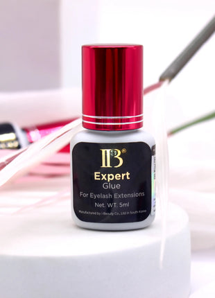 IBeauty Expert Glue For False Eyelashes Extensions Supplies Adhesive Wine Red Cap 5ml Korea Original Makeup Tools Lava Lash - Riparo82