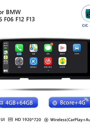 10.25 "Android 14 Wireless Carplay AutoRadio For BMW 6 Series F06 F12 F13 CIC NBT Radio Multimedia Audio GPS Screen Stereo 4GDSP - Riparo82