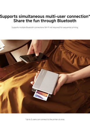 Versione globale Xiaomi Mi Stampante fotografica portatile 1S Bluetooth 5.2 ZINK Tecnologia senza inchiostro Stampa wireless 8 filtri Mi Home